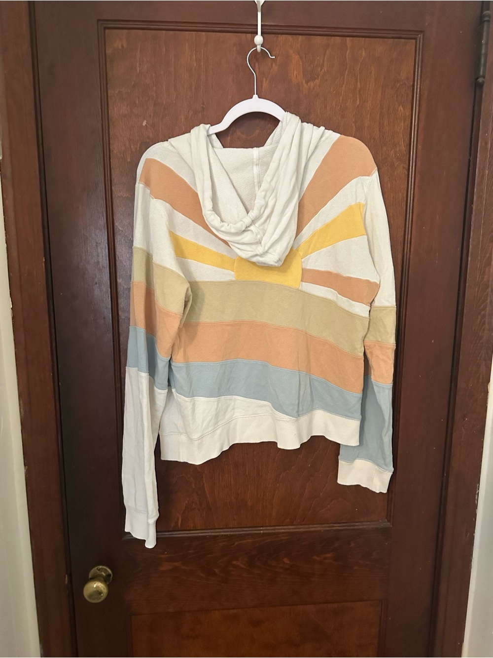 Faherty Radiant Hoodie Sunset Glow Size L - Picture 3 of 5